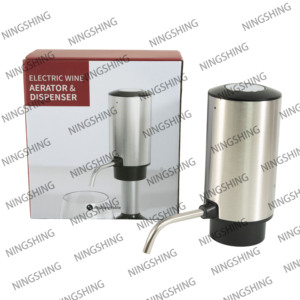 Aérateur de vin automatique rechargeable par USB, pompe à eau classique, distributeur de vin en verre transparent, portable, qualité alimentaire - Product Image 6