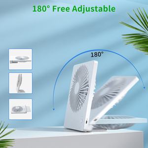 USB Có Thể Sạc Lại Xách Tay Bảng Fan 3 Tốc độ Cá Nhân Nhỏ Gọn Bàn Fan Mini Nhà Nhỏ Văn Phòng Du Lịch Ngoài Trời Sử Dụng Làm Mát Không Khí Hộp - Product Image 3