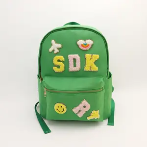 Fábrica Atacado Estudantes Livro Sacos Custom Logo Design Nome DIY Escola Mochilas Saco Escola Kids School Bags