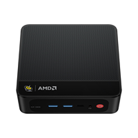 Beelink SER5 PRO Mini PC AMD Ryzen 5 5625U 6C/12T 16GB 480GB SSD 2.5G LAN WiFi 6 BT5.4 Triple Display Business Office Desktop Pc