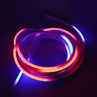 Bande LED en silicone intégrée, éclairage LED néon flexible, extrusion de silicone creux, moulage de bande LED