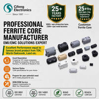 Clip ferrite annulaire, filtre anti-bruit RFI, suppresseur de bruit, filtre d'alimentation à clipser pour câble, filtre EMI, noyau Nizi, clip ferrite anti-dégaussage