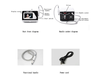 Appareil d'<span class=keywords><strong>injection</strong></span> d'oxygène haute performance sans aiguille, pistolet de mésothérapie sans aiguille, injecteur de mésothérapie à eau - Product Image 3