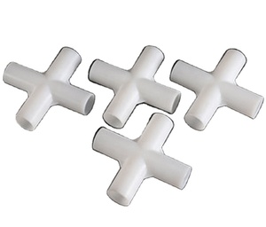 PP/PE Stereo Four-Way Joint Cross Joint PVC Pipe Fitting Plastic Connector - Product Image 5