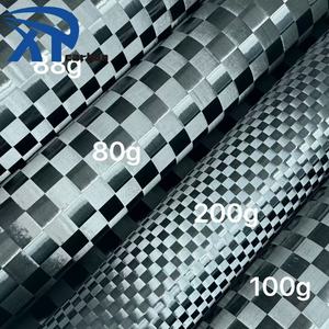 Bellissimo aspetto ignifugo 200g 12k 8*8mm fibra di carbonio spalmabile traino galvanica in fibra di carbonio - Product Image 1