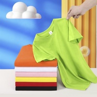 Casual Katoenen T-Shirts Voor Jongens En Meisjes Van 3-10 Jaar Met Veelkleurige Print Aanpasbare Kleding Van Fabrikanten