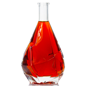 Apfelessig-Getränke Premium Klarglas-Spirituosenflasche für Rum 500ml 700ml Gin Whiskey Wodka Likör Spirituosenflasche - Product Image 5