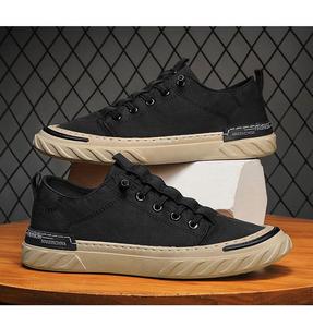 Ice Silk Men's Shoes 2026 Summer New Design <b>Canvas</b> Shoes for Men, Breathable Sneaker Casual Flip-Flop <b>Canvas</b> trendy Shoes - Product Image 2