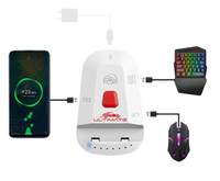 Convertidor de Juegos M2S con Reconocimiento de Armas por IA, Adaptador de Teclado y Ratón BT5.1 para Juegos FPS en Móviles Android