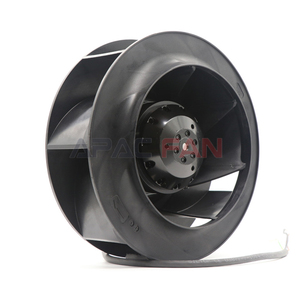 พัดลมโรเตอร์ภายนอก R2E225-BD92-09/G02 ขนาด 225 มม. 230VAC 2650RPM 675CFM 165W พัดลมแบบเรเดียลสำหรับชุดระบายความร้อนและระบายอากาศ - Product Image 1