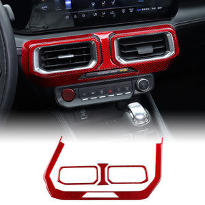 Accessoires de garniture intérieure pour panneau de commande central de climatisation de voiture en fibre de carbone véritable souple, conduite à gauche et à droite, pour <span class=keywords><strong>Ford</strong></span> <span class=keywords><strong>Mustang</strong></span> <span class=keywords><strong>GT</strong></span> 2024-2025 - Product Image 3