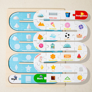 Alphabet en bois <span class=keywords><strong>orthographe</strong></span> mots Puzzle jeu jouets enfants Montessori jouets apprentissage précoce jouets éducatifs - Product Image 5