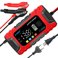 Expédition rapide Chargeur de batterie intelligent entièrement automatique TK-600 pour batteries au plomb-acide et LiFePO4 12V10A 24V5A avec certificats CE RoHS