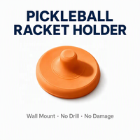 Support mural adhésif pour raquette de pickleball imprimé en 3D, durable, sans perçage, pour entraînement, rangement, maison, garage, cadeau, multi-usages