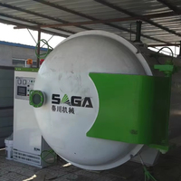 SAGA HFVD120-SA Four de séchage sous vide à livraison rapide pour bois avec machine de séchage HF, machine de séchage du bois sous vide HF