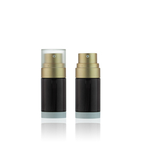 Flacon cosmétique en plastique à double compartiment, flacon pompe à double tube pour soins de la peau