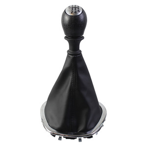 Renault Trafic 3ii Vivar Gear <b>Shift</b> <b>Knob</b> Black Leather Ergonomic 2014-2023 Manual Transmission Lever Head - Product Image 3