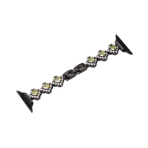 Correa Compatible con iWatch S9, Correa de Metal con Diamantes de Imitación para Apple Watch de 12mm, 14mm, 18mm, 20mm, 22mm, en Plata, Champán, Oro Rosa y Negro - Product Image 5