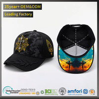 Casquettes de baseball ajustables à visière incurvée à 5 panneaux, de qualité supérieure, en métal, avec logo brodé personnalisé, style sportif