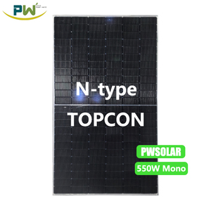 แผงโซลาร์เซลล์โมโน 550W 590W 610W 700W แผงโซลาร์เซลล์พลังงานแสงอาทิตย์ 144 เซลล์ สำหรับระบบพลังงานแสงอาทิตย์ พร้อมใบรับรอง CE แผงโซลาร์เซลล์ 550W - Product Image 1