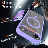 Étui magnétique pour téléphone avec chargement sans fil et bouton de contrôle de la caméra pour iPhone 13 14 15 16 Plus 16e 17e 17 18 Pro Air Pro Max