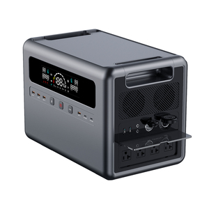 2200W AC Outlets Portable Power Station 100W Type-C 1536Wh LiFePO4 <b>Battery</b> <b>Backup</b> Solar Generator for Road Trip Off-Grid - Product Image 1