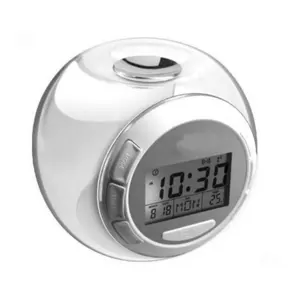 digital Desk table Alarm Clock Calendar countdown timer Electronic with Nature Sound Music ringer Creative gifts apple shape
