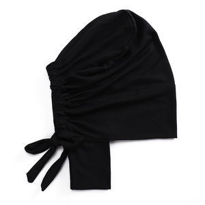 New <span class=keywords><strong>Jersey</strong></span> Cross Inner UnderCap Tie Bonnet Coton Musulman Malaisie Hijab Cap pour Femmes Musulmanes - Product Image 6