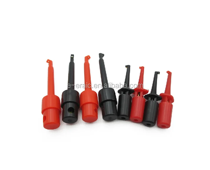 Электронные компоненты Realplay, большой размер, Красный тестовый крючок, зажим типа крокодил