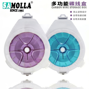 Boîte de rangement portable en plastique Luya pour leurres et lignes secondaires de pêche - Multifonctionnelle, réversible et ajustable - Product Image 1