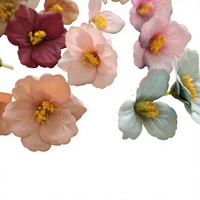 Kepala Bunga Anggrek Magnolia Sutra Buatan DIY Bahan Jepit Rambut Hiasan Kepala Karangan Bunga Aksesoris Pernikahan Dekorasi Luar Ruangan Perayaan