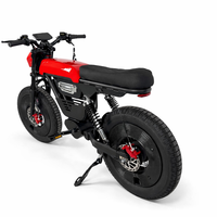 Sepeda Gunung Listrik 48V 1000W Mid Drive dengan Ban Tebal 20x4.0 dan Suspensi Ganda untuk Dewasa