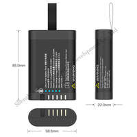 Batterie de remplacement rechargeable Li-ion Tefoo GS2040CH 10.8V OFL 280 AXS-200 pour batteries médicales Noyes
