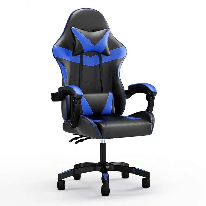 Lujoso y moderno masaje de oficina ordenador Gamer reclinable sofá de carreras silla para juegos