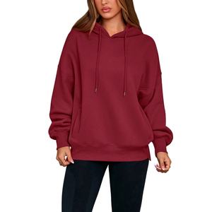 Sudaderas con Capucha y Cuello Alto Bordadas, Deportivas, Unisex, para Mujer, de Invierno, Gruesas, Personalizadas por el Fabricante OEM - Product Image 5