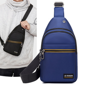 Sac de poitrine pour hommes, en tissu Oxford, grande capacité, décontracté, pour les déplacements quotidiens, gris, noir, vert, bleu - Product Image 5