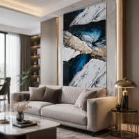 Panneau mural en marbre artificiel PVC veiné or blanc, résistant aux rayures, imperméable, moderne, pour la maison, la salle de bain, la cuisine
