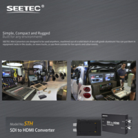 Convertisseur SEETEC STH Pro SDI vers HDMI 1080P60, compatible SMPTE 259M/292M/424M, logo/emballage personnalisé directement de l'usine