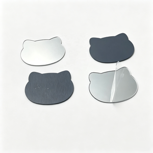 Wholesale Irregular Cat Head Acrylic Back Painted <b>Mirror</b> <b>Panel</b> Safe <b>Mirror</b> for Kids Educational Handmade Activity - Product Image 1