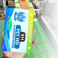 Película de Hidrogel 9H PET Impermeable de 3 Capas para Cortadora Plotter, para Protectores de Pantalla de Móviles, en Stock