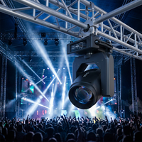 Projecteur de scène à faisceau mobile haute puissance 380W avec double prisme pour DJ, clubs et événements