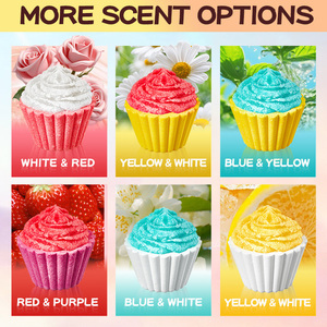 Bombas de Baño Efervescentes con Forma de Helado de Juguete, Hechas a Mano, Orgánicas y Naturales de Primera Calidad, para Niños - Product Image 4