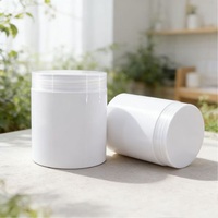 Xypackaging 500ml 500g 16oz Pots et contenants vides en plastique PET de couleur personnalisée pour cosmétiques, soins de la peau et crèmes corporelles avec couvercles