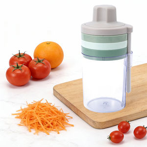 ของขวัญวันแม่ เครื่องหั่นผักอเนกประสงค์แบบพกพา พร้อมใบมีดสแตนเลสและภาชนะ - ใช้งานง่าย - Product Image 3
