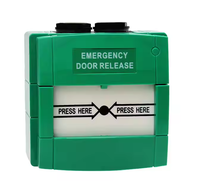 Bouton d'urgence extérieur IP67 réinitialisable bicolore, étanche en plastique ABS, interrupteur électronique à double pôle, bouton-poussoir