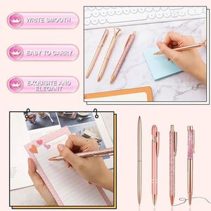 Custom Exquisite Combination Set <b>Ballpoint</b> <b>Pen</b> Rose Gold <b>Ballpoint</b> <b>Pen</b> Set Crown Diamond <b>Pen</b> - Product Image 5