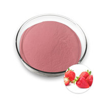 Poudre d'extrait de fruit de fraise Super alimentaire, extrait de jus de fraise naturel en poudre
