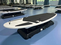 Nouveau surf intérieur ou extérieur avec balles d'équilibre et planche à pagaie gonflable antidérapante pour salle de sport