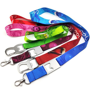 Cá nhân khác thăng hoa in cổ vải tùy chỉnh quảng cáo cho Phù Hiệu ID với logo mở chai Polyester dây buộc - Product Image 4