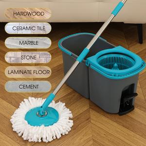 Masthome - Juego <span class=keywords><strong>de</strong></span> Mopa Giratoria <span class=keywords><strong>de</strong></span> Alta Calidad con <span class=keywords><strong>Pedal</strong></span> para Limpieza <span class=keywords><strong>de</strong></span> Pisos, Mopa Mágica Giratoria con Cubeta - Product Image 5